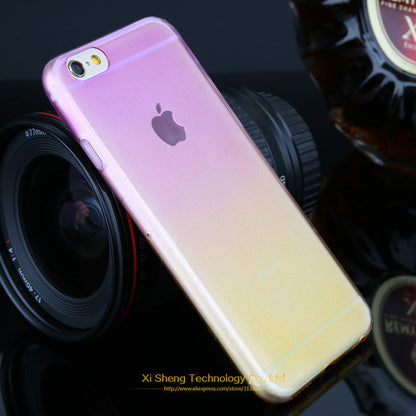 Promotions ! Phone Cases for Apple iPhone 5 5s Case Transparent Gradient Color Design TPU Silicon Phone Covers Shell Top Quality - Shopy Max