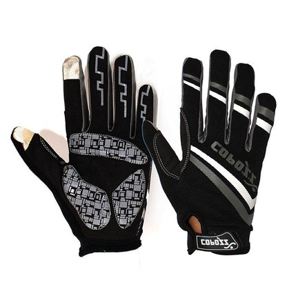 Brand Silicone  GEL Full Finger Men Winter Warm Cycling Gloves Slip for mtb