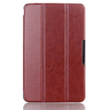 1pcs Magnet Hard Shell PU Leather Cover Case for LG Gpad G Pad V400 V410 7 inch Tablet, Smart + Screen Protector + Stylus Pen