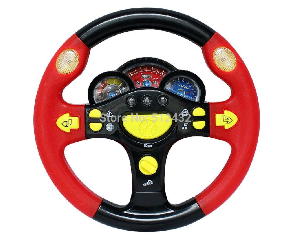 Children's Steering Wheel Toys Baby Early Childhood Educational Driving Simulation