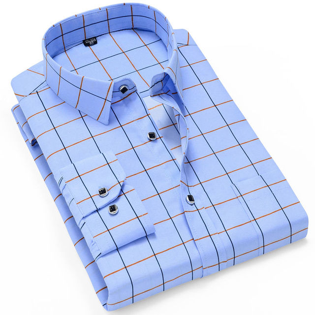 Fashion Mens Casual Long Sleeved Printed Shirt Slim Fit Male Social Business Dress Shirt Brand Men Clothing Soft Comfortable