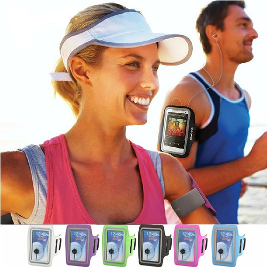 RCD04345 Fashion PU Brush Surface Workout Cover Sport Gym ArmBand Case For iPhone 6 4.7  Arm Band Holder Waterproof Pouch - Shopy Max