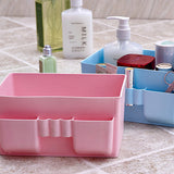 Folding Multifunction Makeup Cosmetic Storage Box Container Case Organizer