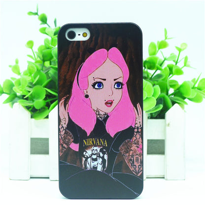 For Apple i Phone iPhone 5 5s Case Tattoo Ariel Little Mermaid series Protective Cover Case For iPhone5 iPhone5s