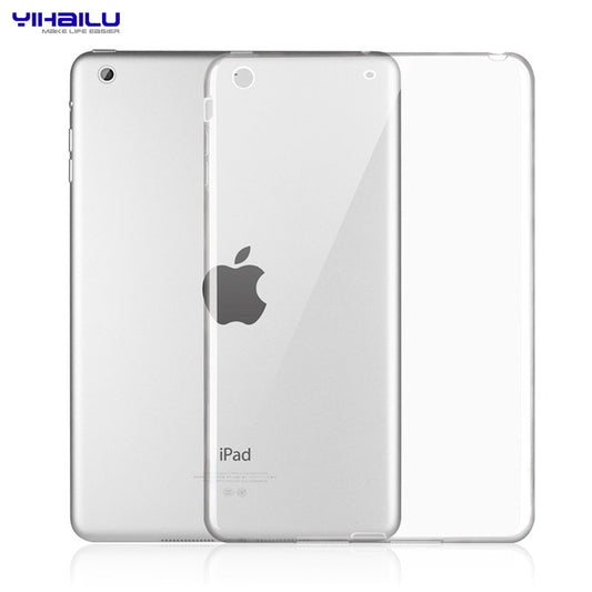 For Apple iPad Air 2 TPU Soft Case Cover Crystal Clear Transparent Silicon Ultra Thin Slim Shell for iPad Air1