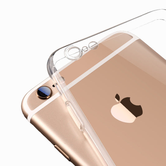 For Apple iPhone6 TPU Soft Case Protect Camera Cover Crystal Clear Transparent Silicon Ultra Thin Slim Shell for iPhone 6 Plus