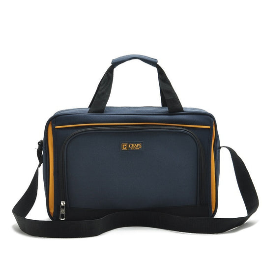 Oxford Mens Messenger Bags for Men Shoulder Bags Navy Blue Color Crossbody Bag Business Men Briefcase for Notebook - Shopy Max