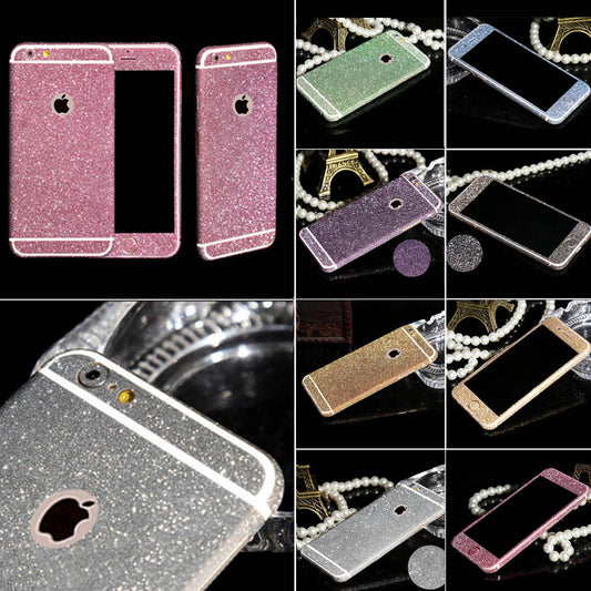 Shiny Full Body Glitter for iPhone 6  Phone Sticker Matte Screen Protector WHD1258 - Shopy Max