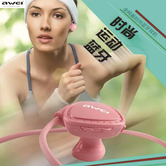 Genuine AWEI A880 Sport Smart Bluetooth Wireless In-ear Handfree Stereo Headphones For iPhone 5 6 Samsung Galaxy S6 S4 Note4 - Shopy Max