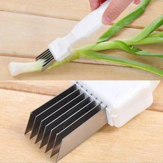 Green Spring Onion Vegetable Shredder Slicer Cutter Easy Handle Free Shipping wholesale/retail - Shopy Max