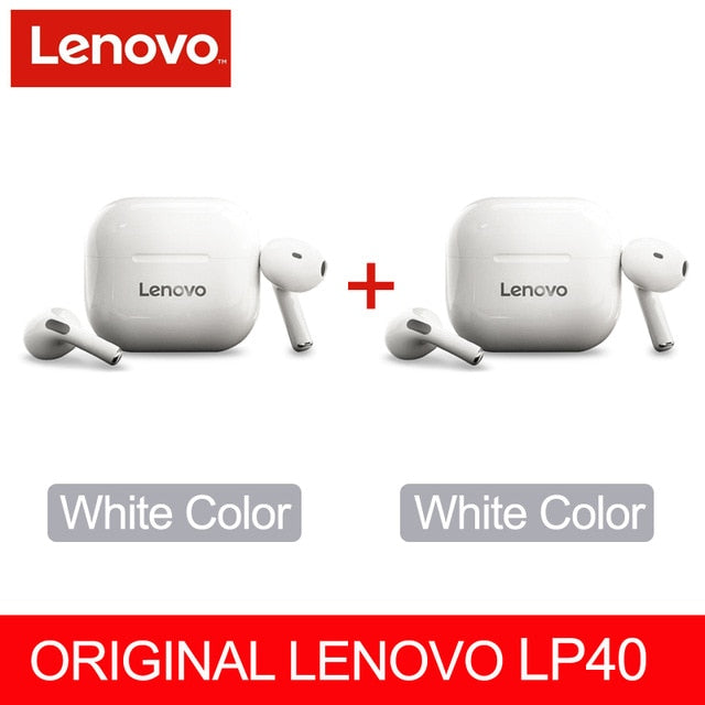 NEW Original Lenovo LP40/LP40pro TWS Wireless Earphone Bluetooth5.1 Dual Stereo Noise Reduction Bass Touch Control Earbuds