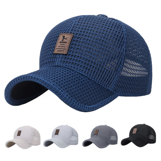 Boy Male Sport Cap Cycling Fishing Hiking  Black Golf  Outdoor Sun Fashion Hip Hop Breathable