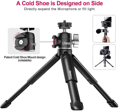 Ulanzi U-Vlog lite Mini Tripod with 360° Ball Head &amp