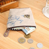 Small Mini Coin Pouch Zipper Money Key Earphone Line Mini Coin Purse Card Holder