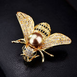 Famous Brand Design Insect Series Brooch Women Delicate Little Bee Brooches
