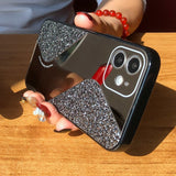 Bling Glitter Makeup Mirror Phone Case For iPhone 12 11 Pro MAX X XS XR 8 7