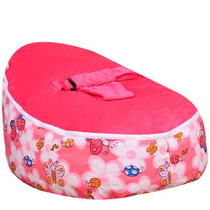 Levmoon Medium Ewha Print Bean Bag Chair Kids Bed For Sleeping Portable Folding