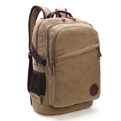 Canvas Vintage Backpack for School Hiking Travel Casual Bookbag Men Women Laptop Travel Rucksack Laptop Backpacks