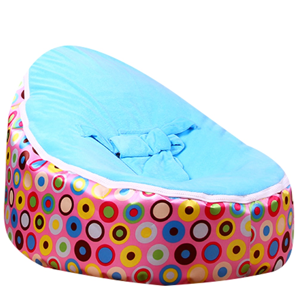 Levmoon Medium Ewha Print Bean Bag Chair Kids Bed For Sleeping Portable Folding
