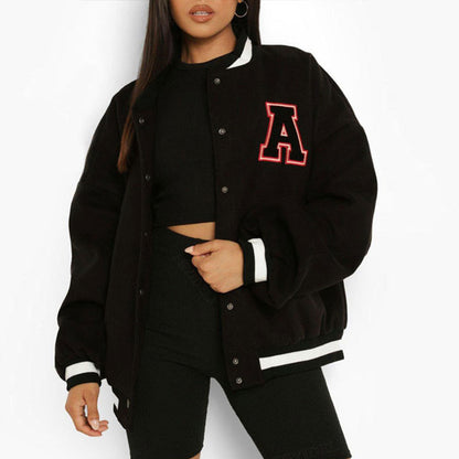 Spring And Autumn Vibe Style Baseball Uniform New Bomber