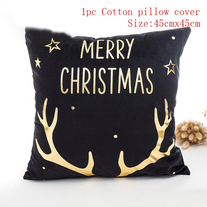 Christmas Cushion Cover 45*45 Red Merry Christmas Printed
