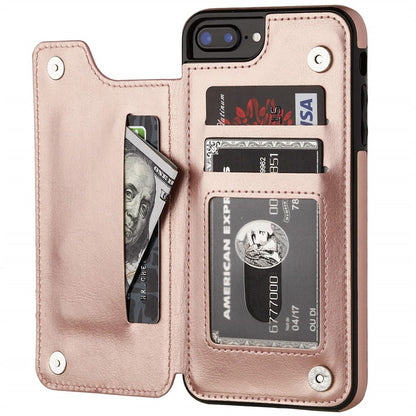 Business Wallet Cases For iPhone 13 Mini 11 12 Pro XS Max XR X Cover Retro Flip Leather Phone Case For iPhone 6S 6 7 8 Plus SE2