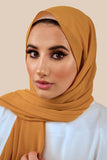 Plain Color Chiffon Scarf Hijab Headband Female Islamic Head