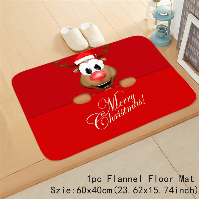 Christmas Cushion Cover 45*45 Red Merry Christmas Printed