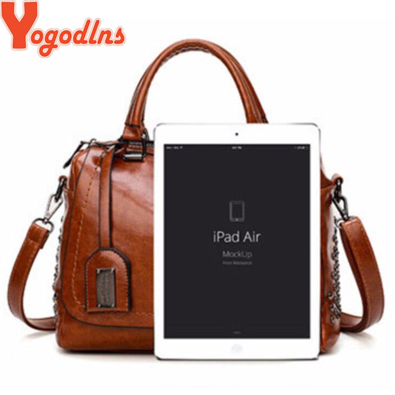 Handbags PU Leather Women Bag Sequined Shoulder Bag Designer Women Leather