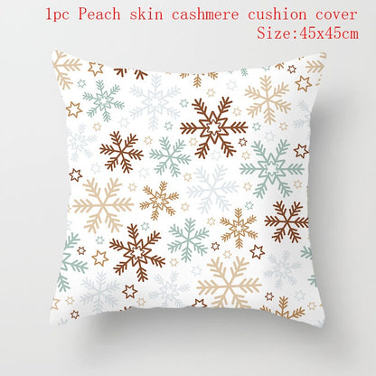 Christmas Cushion Cover 45*45 Red Merry Christmas Printed