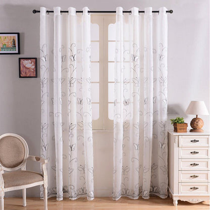 Butterfly  Sheer Curtains for Living Room The Bedroom Kitchen