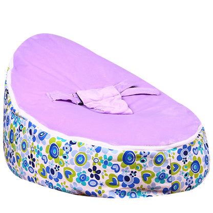 Levmoon Medium Ewha Print Bean Bag Chair Kids Bed For Sleeping Portable Folding