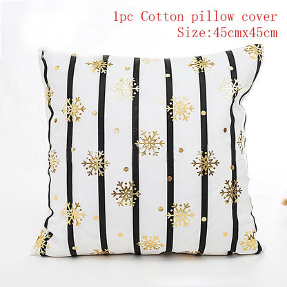 Christmas Cushion Cover 45*45 Red Merry Christmas Printed