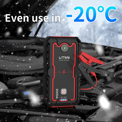 UTRAI 2000A Jump Starter Power Bank Portable Charger Starting Device