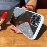 Bling Glitter Makeup Mirror Phone Case For iPhone 12 11 Pro MAX X XS XR 8 7
