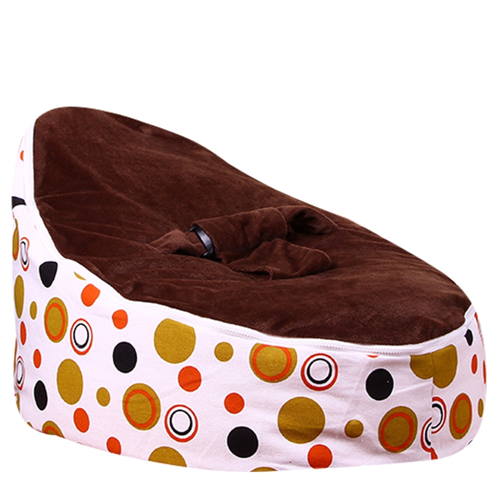 Levmoon Medium Ewha Print Bean Bag Chair Kids Bed For Sleeping Portable Folding