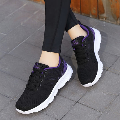 Sneakers Women Shoes Flats Casual Sport Shoe Woman Lace-Up Spring Summer Mesh Light Breathable zapatillas deportivas mujer