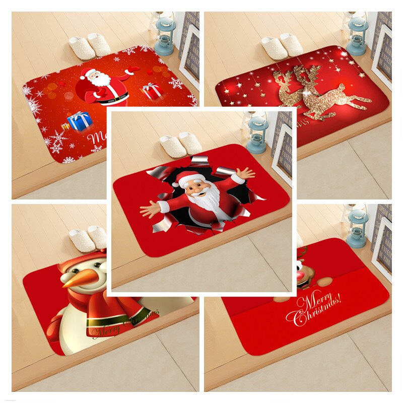 Christmas Cushion Cover 45*45 Red Merry Christmas Printed