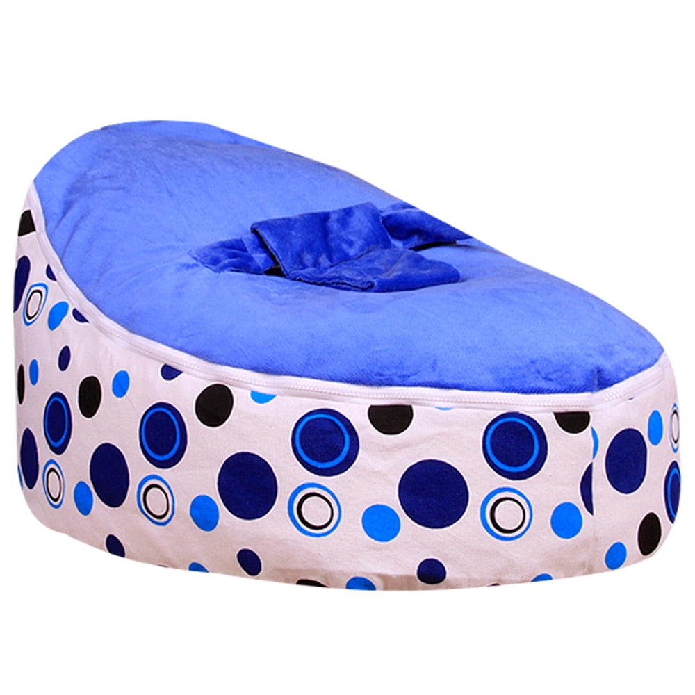 Levmoon Medium Ewha Print Bean Bag Chair Kids Bed For Sleeping Portable Folding