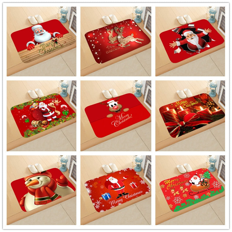 Christmas Cushion Cover 45*45 Red Merry Christmas Printed