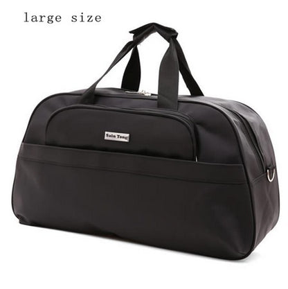 Large Capacity Women Travel Bags Solid Waterproof Nylon Handbag Men Travel Totes Bolsa Feminina