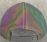 Colorful Reflective Light Baseball Cap Adjustable Hip Hop Hats Snapback Women/Men Rainbow Night Reflective Club Hat Streetwear