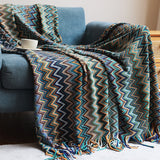 Bohemian Knitted Blankets Sofa Throw Blankets
