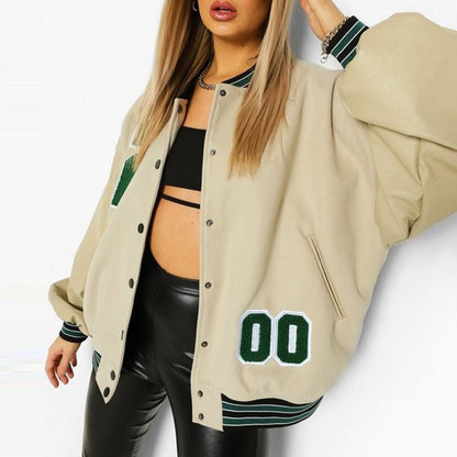 Spring And Autumn Vibe Style Baseball Uniform New Bomber