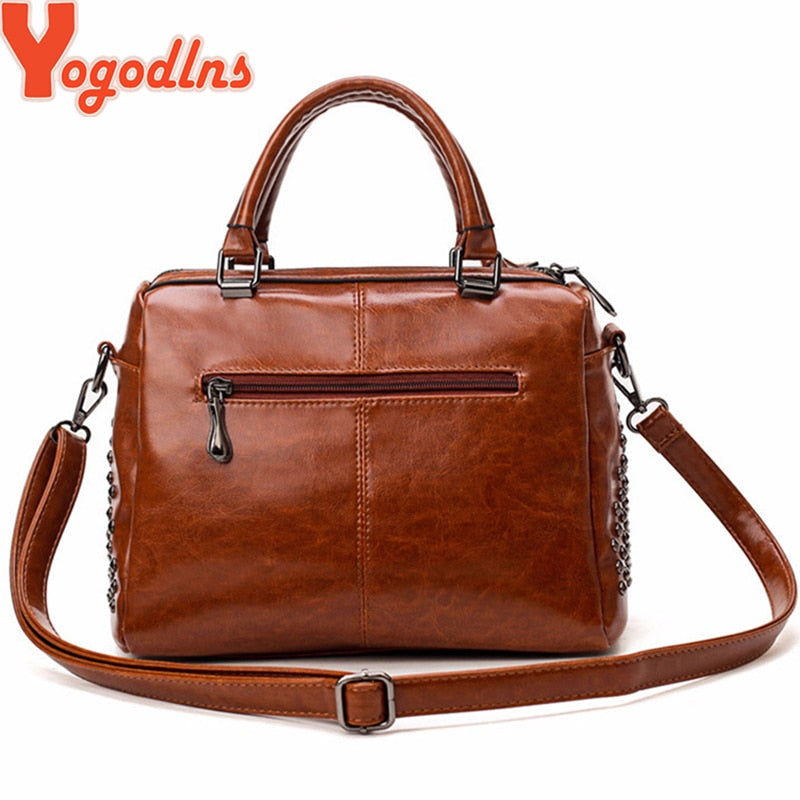 Handbags PU Leather Women Bag Sequined Shoulder Bag Designer Women Leather