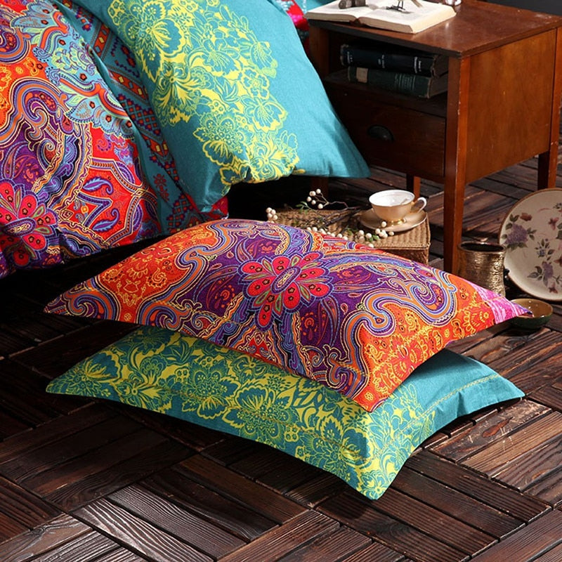 Bohemian 3d comforter bedding sets Mandala duvet cover set winter bedsheet