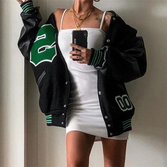 Spring And Autumn Vibe Style Baseball Uniform New Bomber