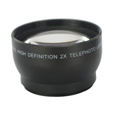 Cewaal Professional 52mm 2x Magnification Telephoto Lens for Nikon D5100 D3200 D70 D40 Camera