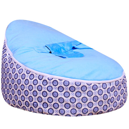 Levmoon Medium Ewha Print Bean Bag Chair Kids Bed For Sleeping Portable Folding