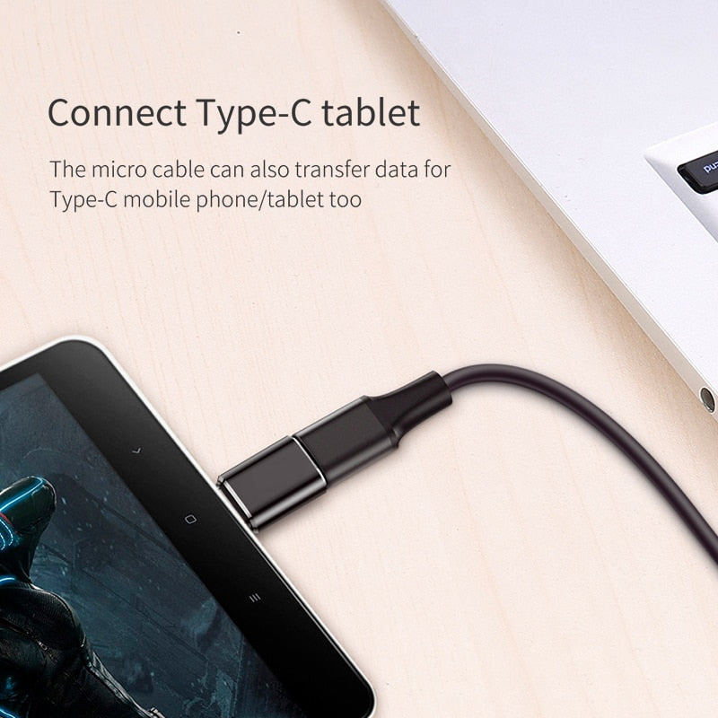 USB To Type C OTG Adapter USB-C Male To Micro USB Type-c Female Converter For Iphone Samsung